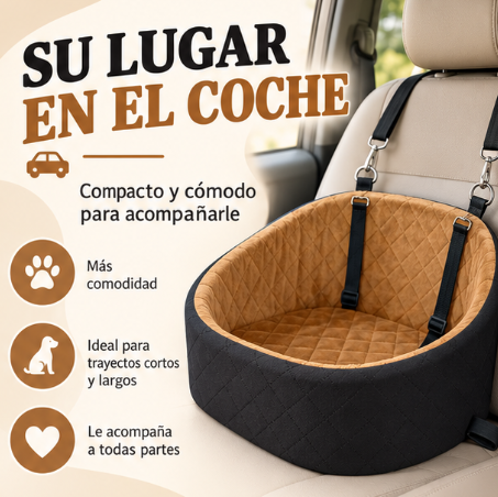 El asiento de coche RoamPaw, un lugar propio para cada trayecto